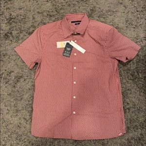 Perry Ellis Short Sleeve Collar Shirt